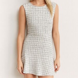 LOFT Sleeveless Fit & Flare Tweed Dress – Size‎ 6